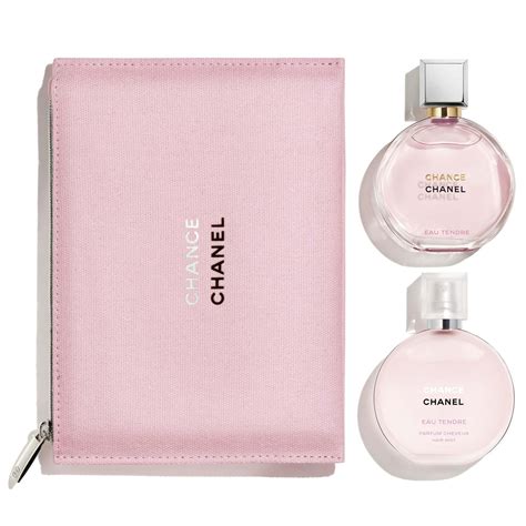 chanel chance eau tendre gift set|chanel chance fraiche gift set.